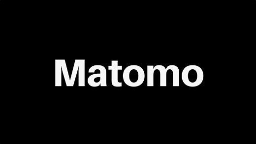 Matomo Logo schwarz
