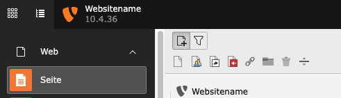 TYPO3 10 Versionshinweis im Backend