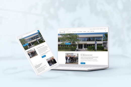 Mobile First Webdesign mit Tablet und MacBook