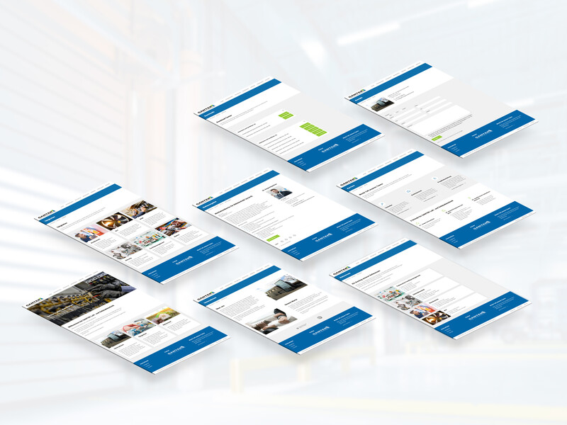 Webdesign für GANTER Luft- und Gebäudetechnik