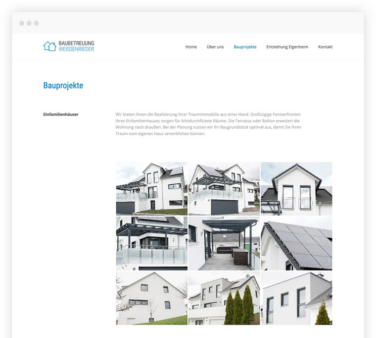 Modernes TYPO3 Webdesign