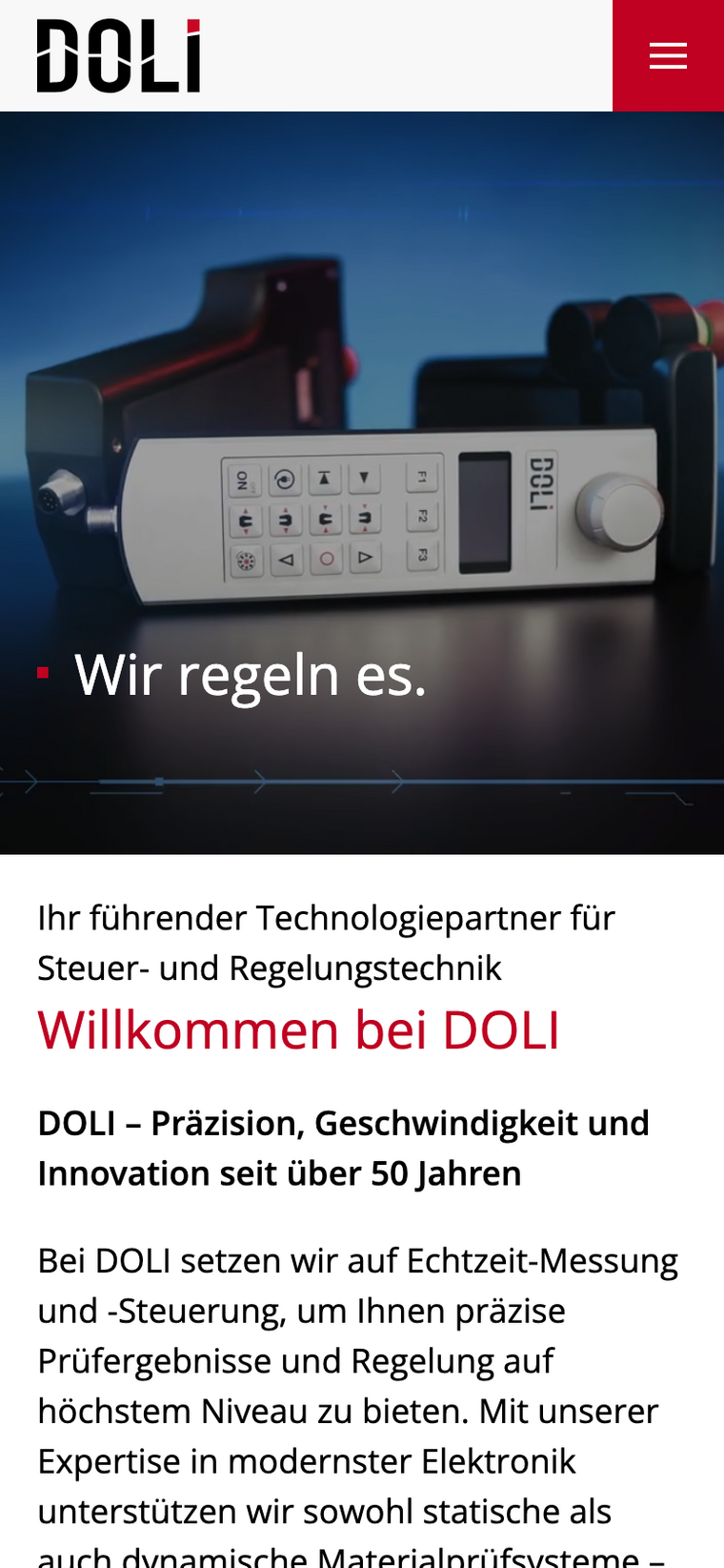 Screenshot von Video-Banner
