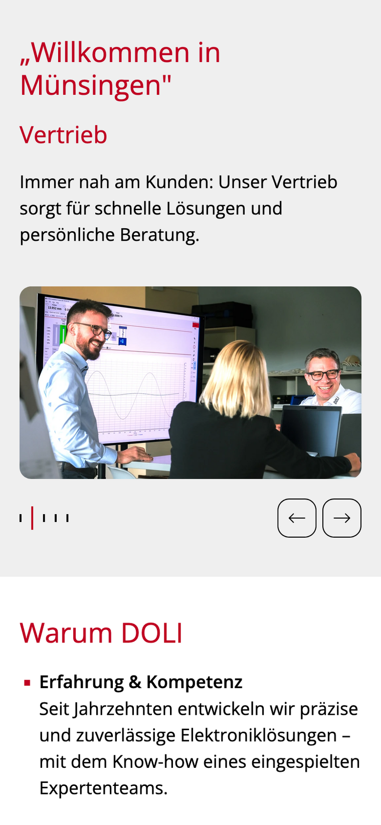 Screenshot von Contentslider
