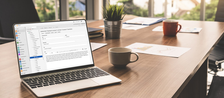 Modernes TYPO3 v13 Backend