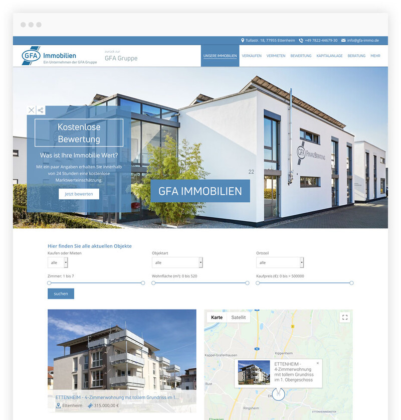 TYPO3 OpenImmo Schnittestelle mit Google Maps API