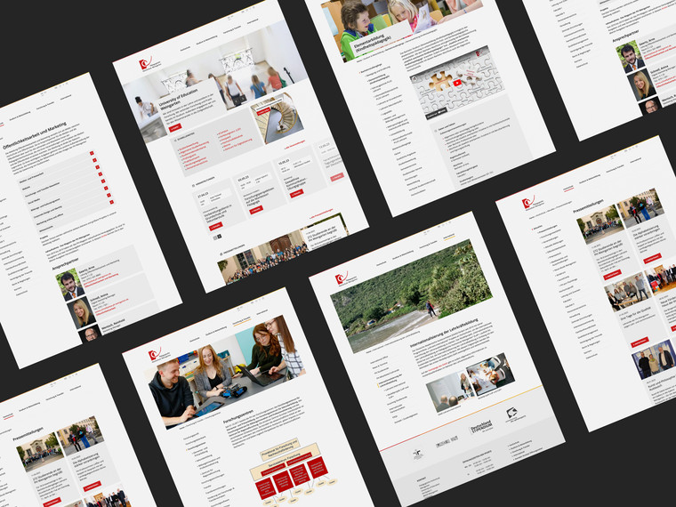 Webdesign für Hochschule aus Weingarten