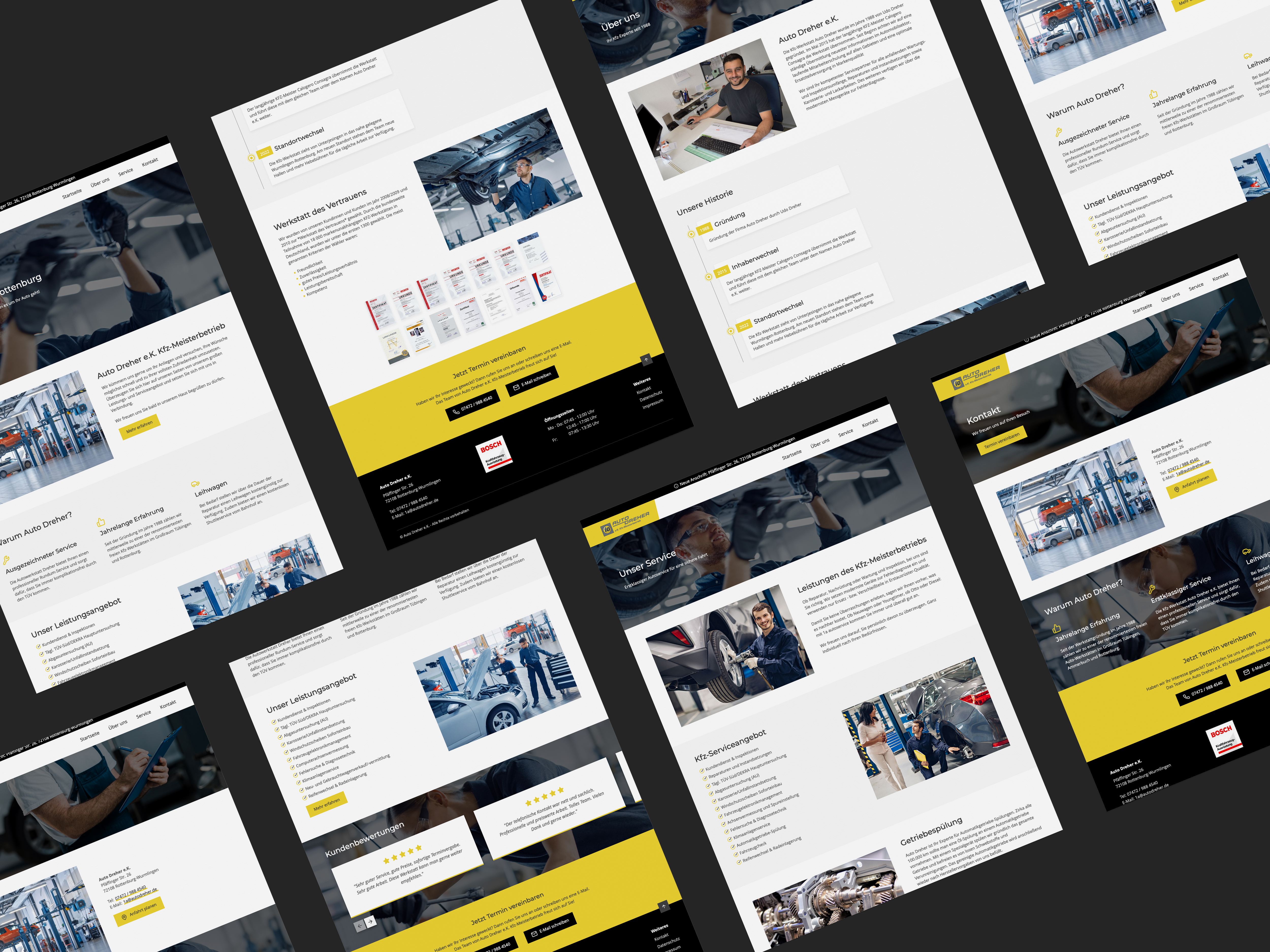 Professionelles Webdesign für Kfz-Werkstatt