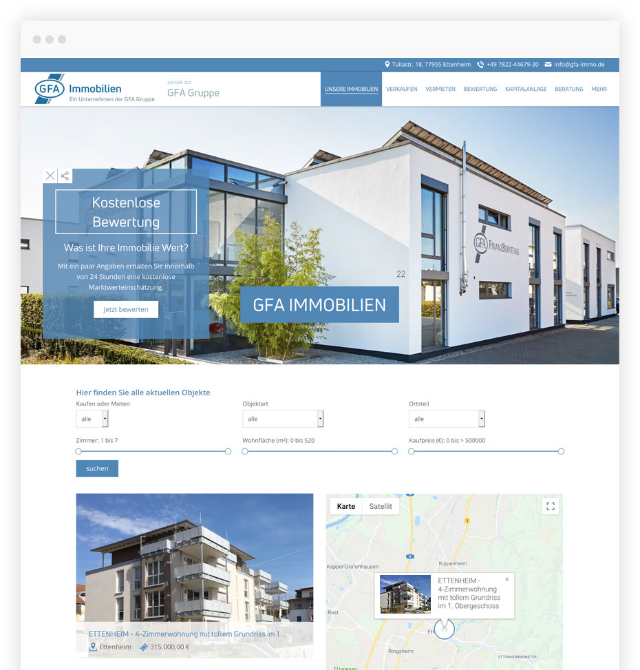 TYPO3 OpenImmo Schnittestelle mit Google Maps API